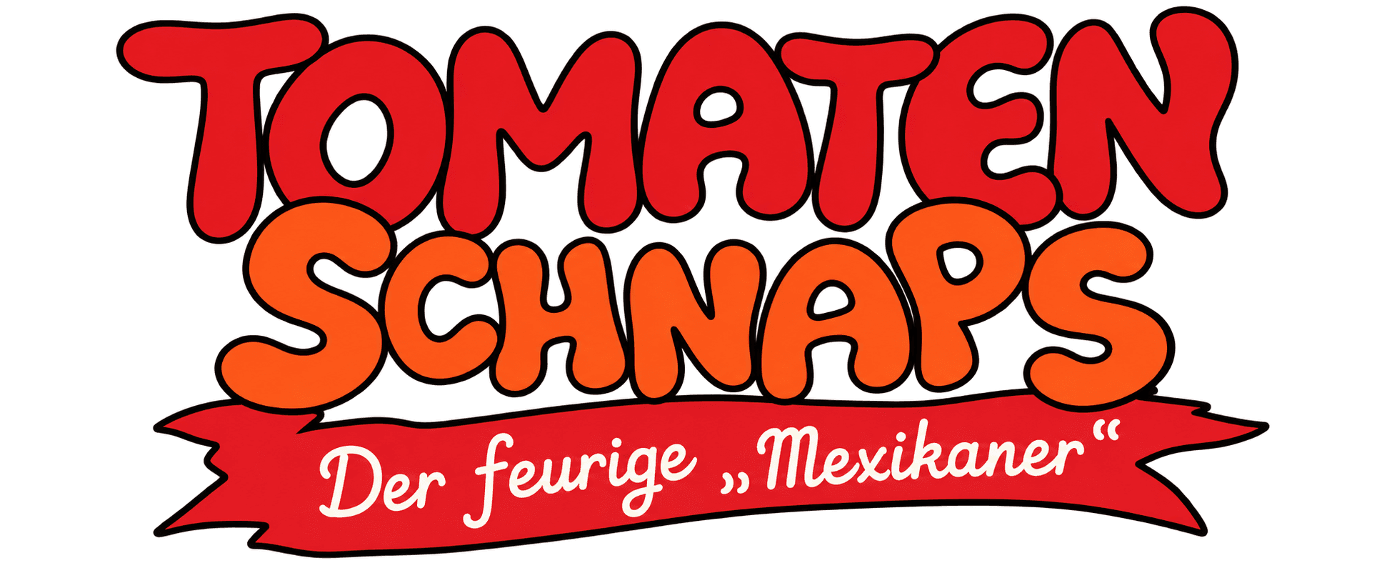 Tomatenschnaps „Mexikaner“ Logo mit Fahne